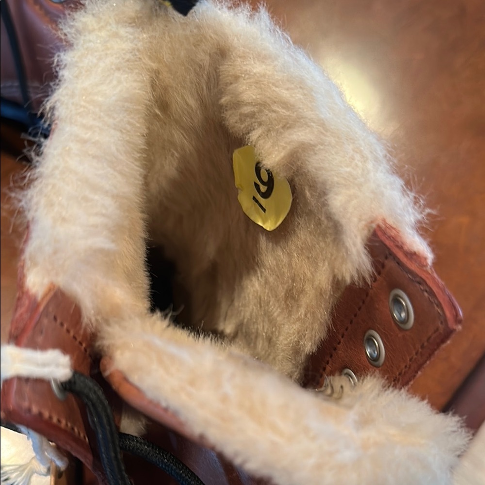 Dr. Martens Brown Leather Combat Boots with Air-Cushioned Sole - Picture 3 of 13